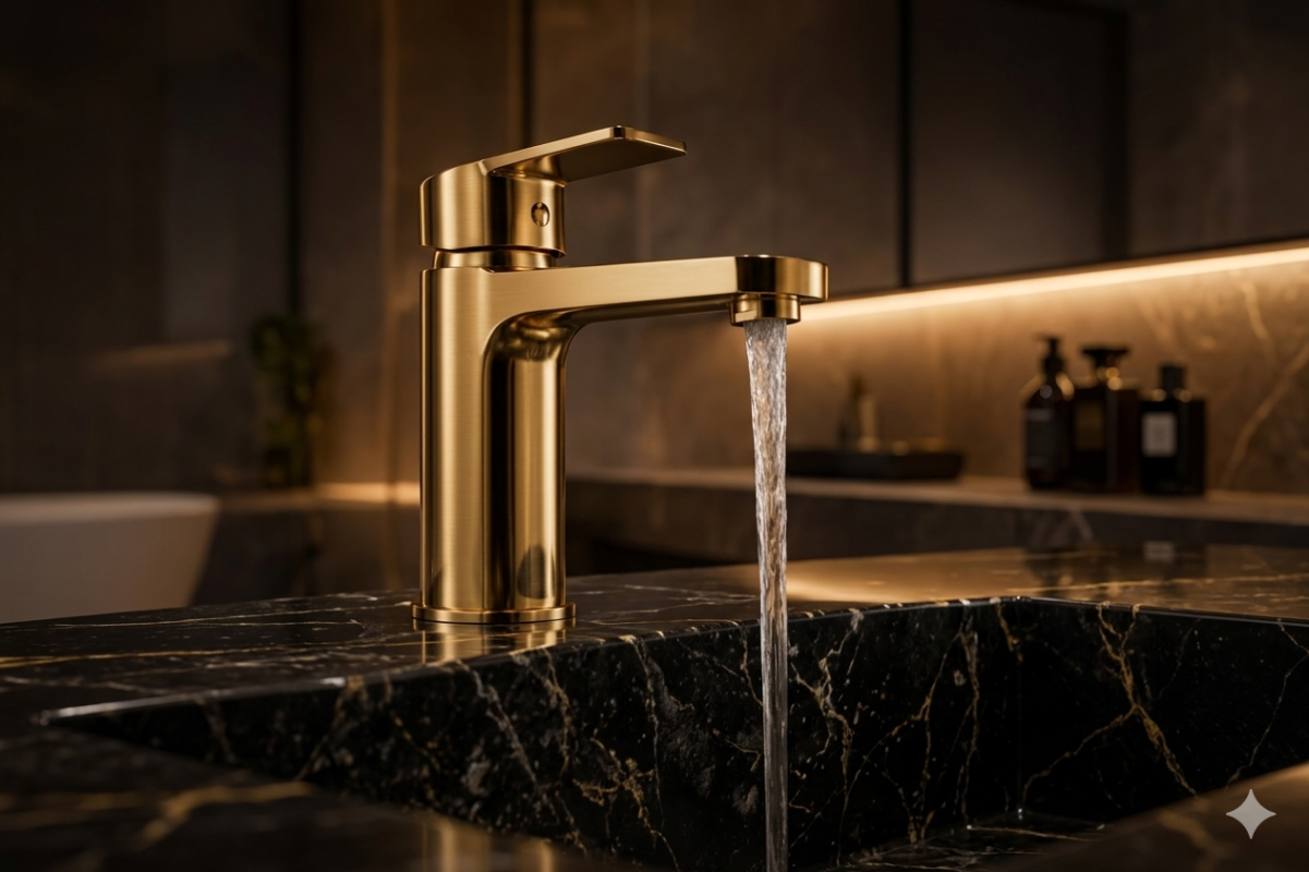 KNB luxury square bathroom faucet modern mixer tap