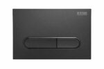 KNB Flush Actuator - Matt Black - Image 1