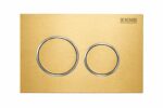 KNB Flush Actuator - Brushed Gold - Image 1