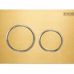 KNB Flush Actuator - Brushed Gold