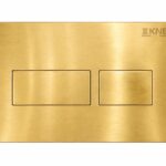 KNB Flush Actuator - Brushed Gold