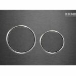 KNB Flush Actuator - Gun Grey