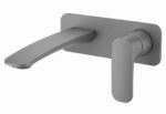 KNB Wall Mounted Basin Mixer - Gun Grey - Image 1