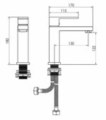 KNB Single Lever - Matt Black - Image 2