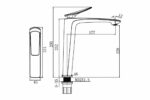 KNB Single Lever Tall - Matt Black - Image 2