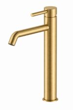 KNB Single Lever Tall - Brushed Gold - Image 1