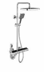 KNB Exposed Shower - Chrome Plated - Image 1