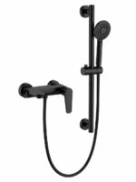 KNB Exposed Shower - Matt Black - Image 1