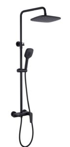 KNB Exposed Shower - Matt Black - Image 1
