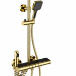 KNB Exposed Shower - PVD Gold