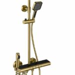 KNB Exposed Shower - Brushed Gold