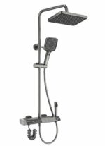 KNB Exposed Shower - Gun Grey - Image 1