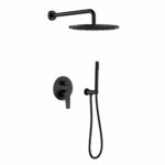 KNB 2-way Concealed Shower - Matt Black
