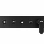 KNB 4-way Concealed Mixer - Matt Black
