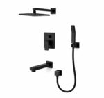 KNB 3-way Concealed Shower - Matt Black - Image 1