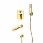 KNB 3-way Concealed Shower - PVD Gold