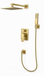 KNB 2-way Concealed Shower - Brushed Gold - Image 1