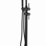 KNB Floor Mounted Bath Mixer - Matt Black