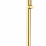 KNB Floor Mounted Basin Mixer - Brushed Gold