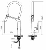 KNB Sink Mixer - Chrome Plated - Image 2