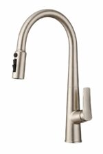 KNB Sink Mixer - Brushed Nickel - Image 1