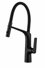 KNB Sink Mixer - Matt Black - Image 1