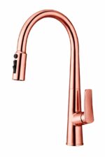 KNB Sink Mixer - Rose Gold - Image 1