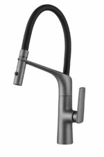 KNB Sink Mixer - Gun Grey - Image 1