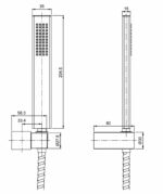 KNB Hand Shower - Chrome Plated - Image 2