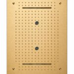 KNB Ciling Mount Shower - Brushed Gold