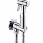 KNB Hand Spray With Angle Valve Round - Chrome Plated