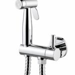 KNB Hand Spray With Angle Valve Round - Chrome Plated