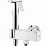 KNB Hand Spray With Angle Valve Square - Chrome Plated
