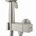 KNB Hand Spray With Angle Valve Square - Brushed Nickel