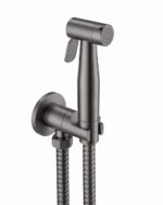 KNB Hand Spray With Angle Valve Round - Gun Grey - Image 1