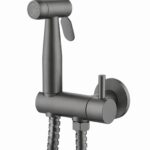 KNB Hand Spray With Angle Valve Round - Gun Grey