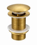 KNB Pop-up Waste - Brushed Gold - Image 1