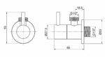KNB Mini Angle Valve - Chrome Plated - Image 2