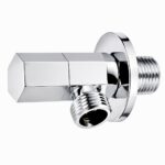 KNB Hexagonal Angle Valve - Chrome Plated - Image 1
