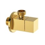 KNB Square Angle Valve - PVD Gold