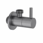 KNB Mini Angle Valve - Gun Grey - Image 1