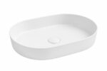 KNB Oval Washbasin - White - Image 1