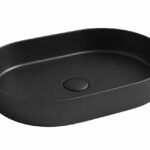 KNB Oval Washbasin - Matt Black