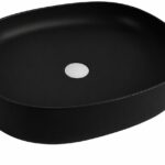 KNB Oval Washbasin - Matt Black