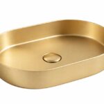 KNB Oval Washbasin - Gold