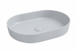 KNB Oval Washbasin - Gun Grey - Image 1