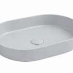 KNB Oval Washbasin - Gun Grey