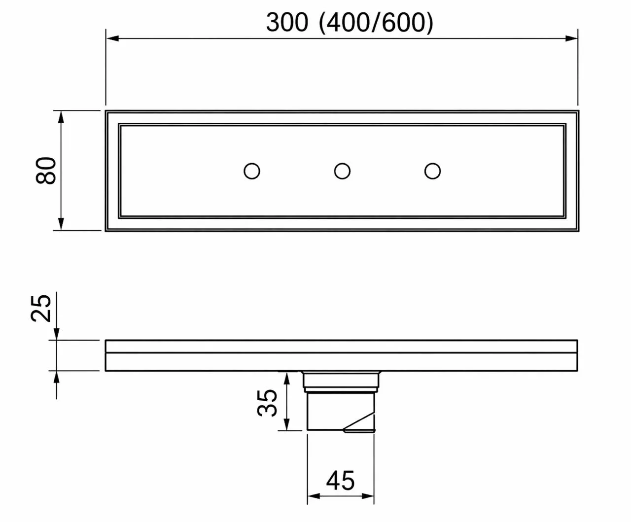 KNB 300 X 80 Mm - Brushed Gold - Image 2