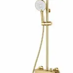 KNB Exposed Shower - Brushed Gold
