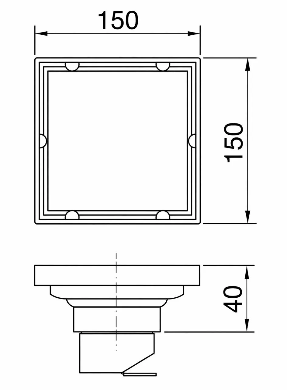 KNB 150 X 150 Mm - Chrome Pleated - Image 2